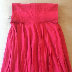 Bright Pink, J. Crew, two way skirt/dress